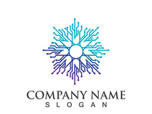 Technology logo images illustration design template