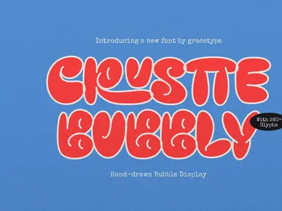 Crustte Bubbly | Hand Drawn Bubble Display