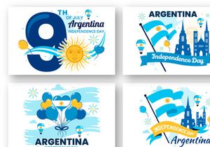 10 Argentina Independence Day Illustration