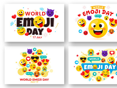 14 World Emoji Day Illustration