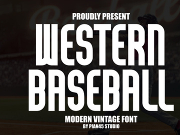 Western Baseball - Modern Sans preview picture