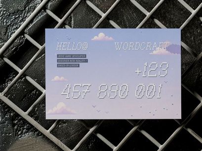Word Craft | Premium Pixel Font