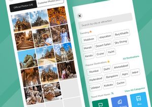 Travel Mobile App UI Kit Template