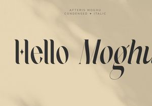 Afteris Moghu Modern/Vintage Font