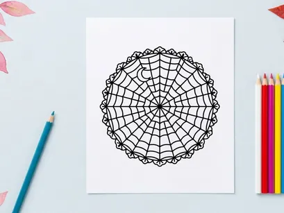 Geometric mandala design with intricate floral patterns. Symmetrical circular art for digital backgrounds and print projects.