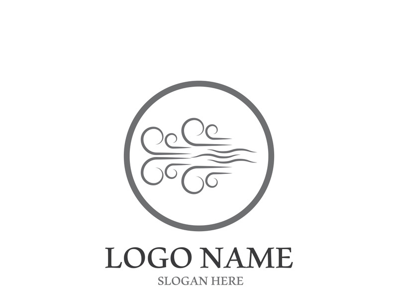 Wind icon vector illustration design template