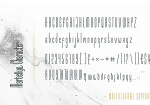 Marbellya Condensed Sans Serif Fonts