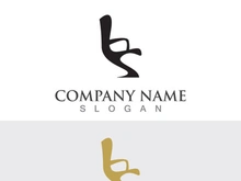 Chair furniture logo image creative design modern vector template
