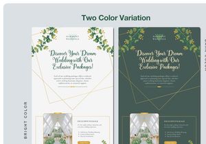Wedding Organizer Email Newsletter