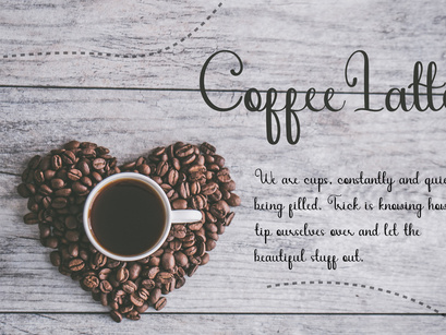 Coffee Latte Script Font