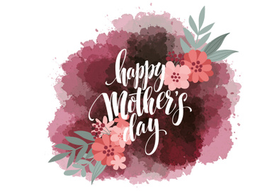 Happy Mother's Day SVG illustration preview picture