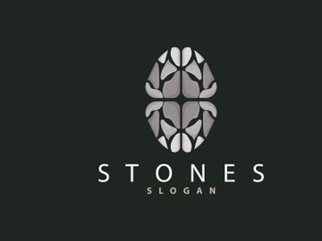 Stone Logo, Premium Elegant Design, Stone Balance Vector preview picture