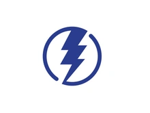 Strom Thunderbolt Template vector icon illustration design