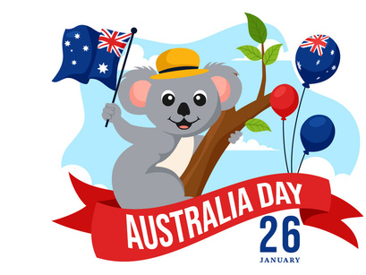 15 Happy Australia Day Illustration