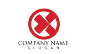 X Logo Template vector icon