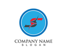 Business corporate S letter logo design vector