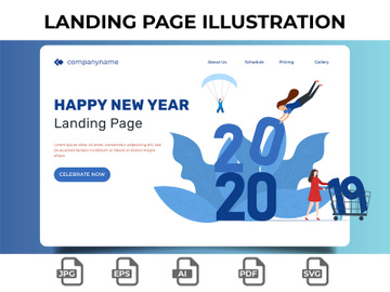 Landing Page Illustration 23 preview picture