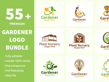 55+ Gardener Logo Bundle preview picture