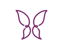 Beauty Butterfly Logo vector template