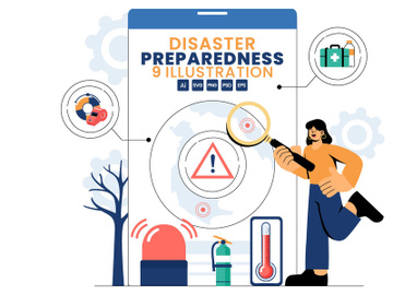 9 Emergency Disaster Preparedness Illustration preview picture