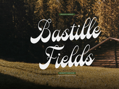 Bastille Fields | Vintage Script
