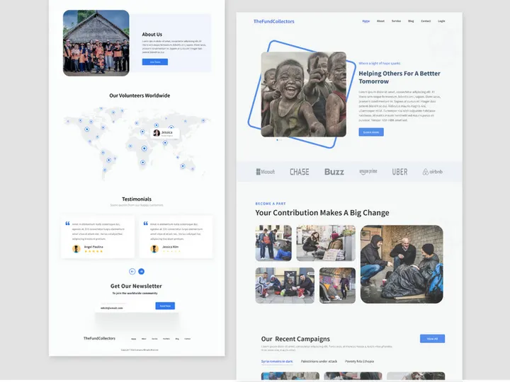 Donation Web Design preview picture