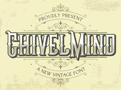 Chivel Mind - Vintage Font