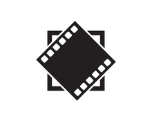 Abstract film icon illustration template