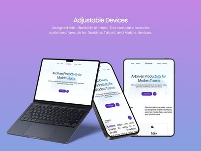 Centre - SaaS AI-Assisted Productivity Tools Landing Page
