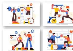 9 Personalized Wellness Coaching Illustration