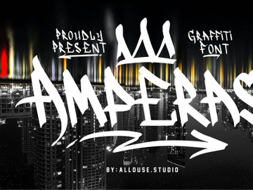 Amperas - Graffiti Font preview picture
