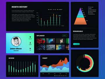 Sci Fi UI kit preview picture