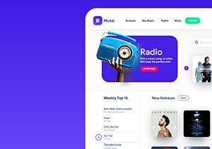 Music  Web App Ui