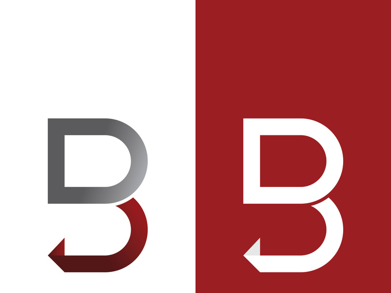 B letter logo template vector illustration