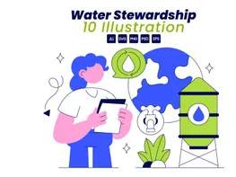 10 Water Stewardship Illustration preview picture