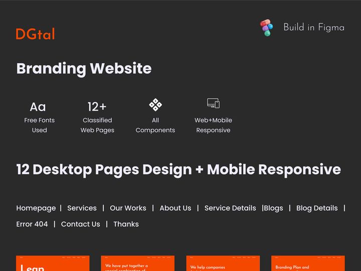 DGtal - Branding Website