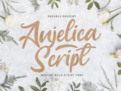 Anjelica Script - Bold Script Font