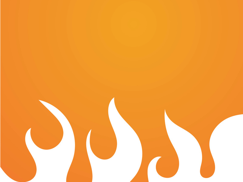 Fire flame background vector illustration design template