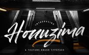Honuzima - Handbrush Script Font