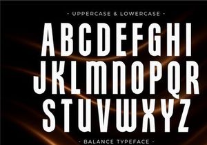 Balance - Modern Sans Serif Font