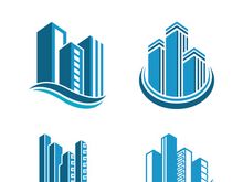 Building logo vector and symbol icon illustration design