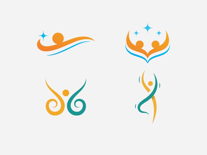 Community  network and social  Health Logo  icon design template