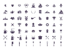 Vintagevintage elements geometric shapes label logo set