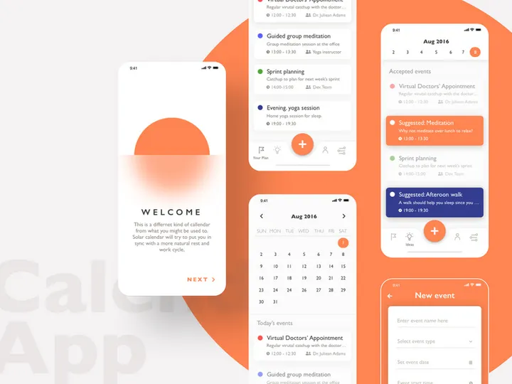 Calendar App [2020 Freebie]