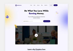 Creatorcrowd - Software Startup Figma UI Template