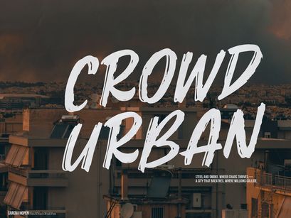 Carena Hopen | Hand Drawn Brush Font