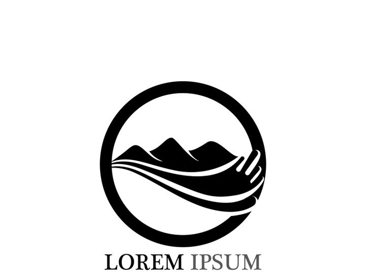 Mountain icon Logo Template Vector illustration design