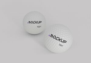 Golf Ball Mockup