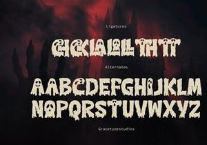 Phantasm Ghost | Horror Font