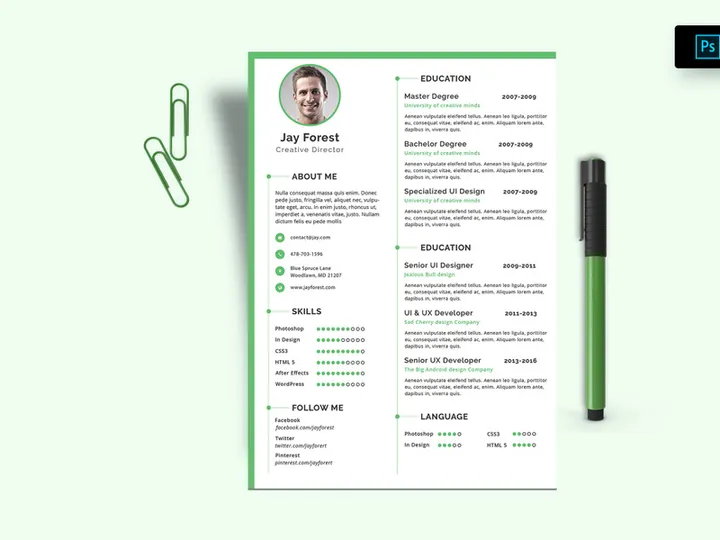 Resume CV Template-07